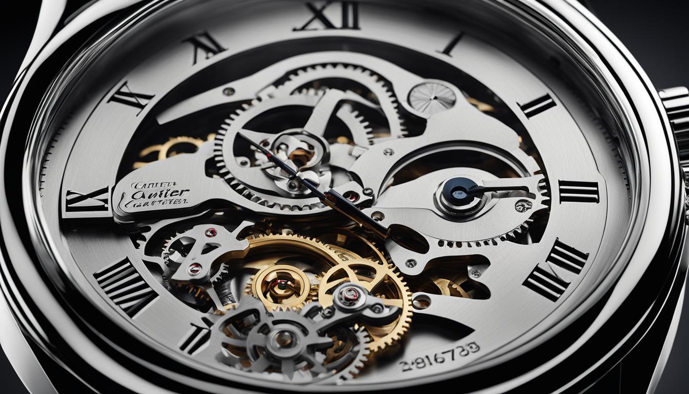 Mekanisme Cartier horlogerie