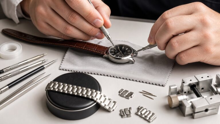 Cara Mengganti Tali Kulit dan Rantai Logam Jam Tangan Omega dengan Aman dan Tepat